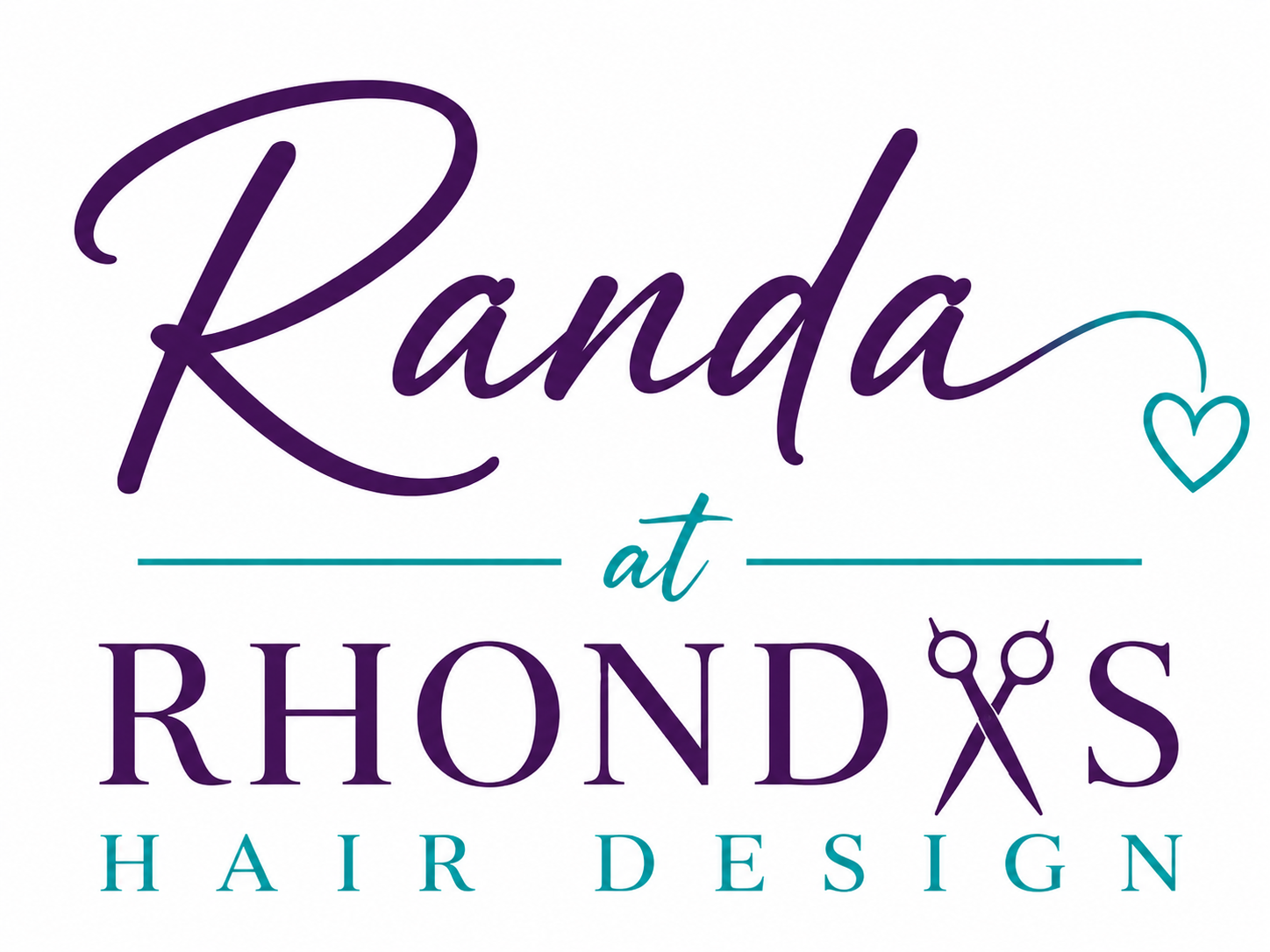 Randa at Rhonas Hair Design logo
